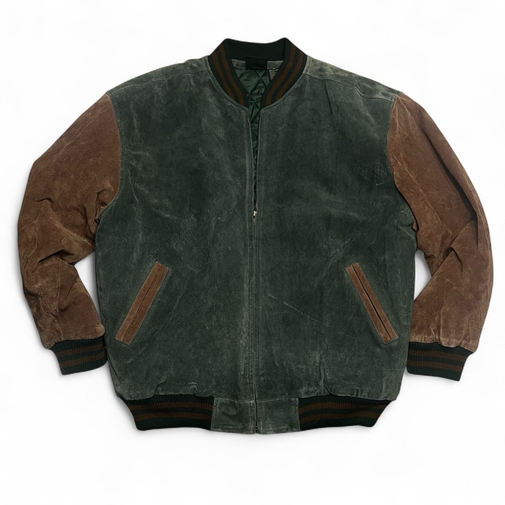 Vintage leather/swayed jacket